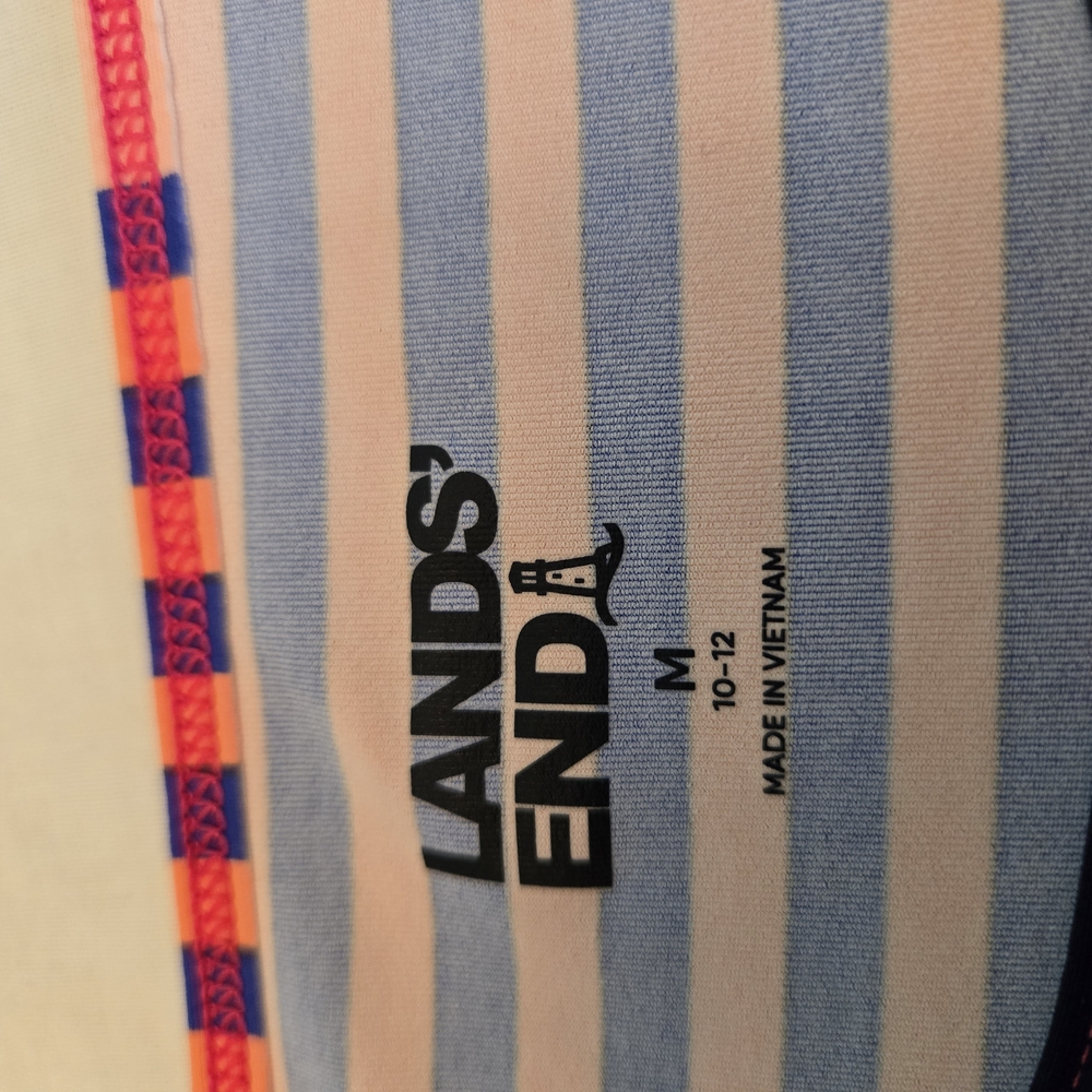 Lands' End Striped Shirt in Blue and Pink - Picture 2 of 6